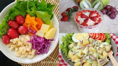 Kreasi Masakan Sehat Di Rumah Ini 10 Resep Salad Sayur Dan Buah Menu