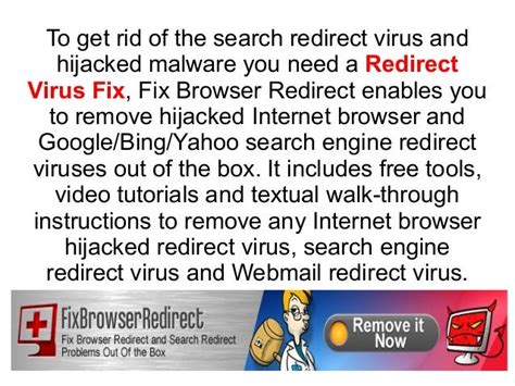 Redirect Virus Fix Fix Browser Redirect