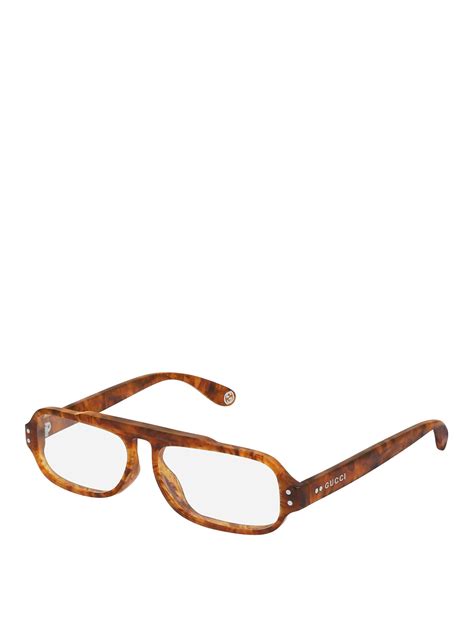 glasses gucci tortoise acetate retro eyeglasses gg0615s001