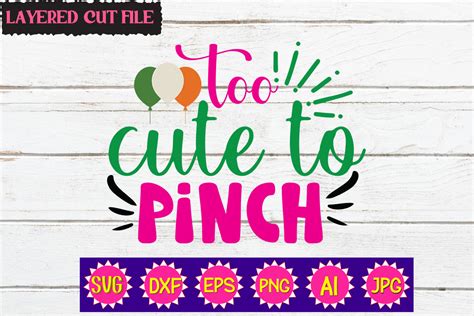 too cute to pinch graphic by creativecraft · creative fabrica