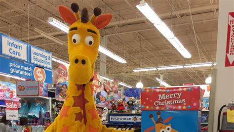 Toy r us the legend of geoffrey children's picture book 3 & up by piro hardcover $6.00. At Toys R Us HQ, everything is on sale. Even Geoffrey the giraffe.