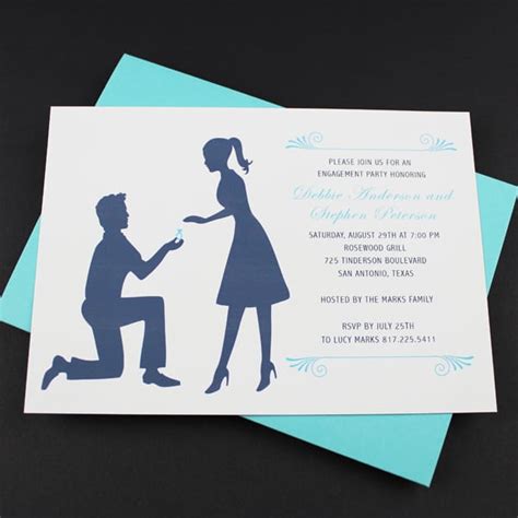 Engagement Invitation Templates Printable Free
