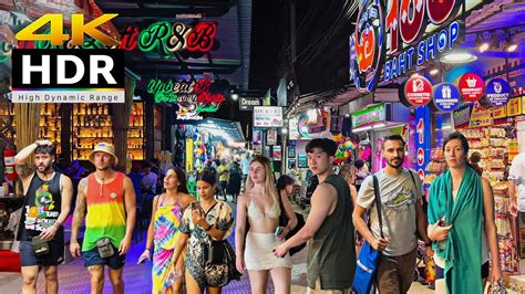 4k Hdr Ao Nang Nightlife Walking Tour Krabi Thailand 2022 Youtube