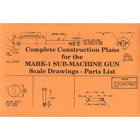 Shop Homemade Submachine Gun Plans Book At Spy Emporium