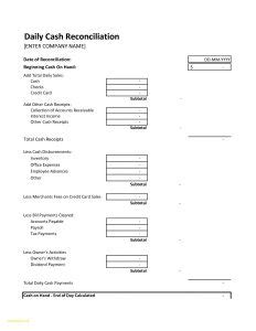 In the header of the cash book template, there are two additional fields this daily cash sheet template template has 1 pages and is a ms excel file type listed under our finance & accounting documents. Daily Cash Sheet Template Excel | charlotte clergy coalition