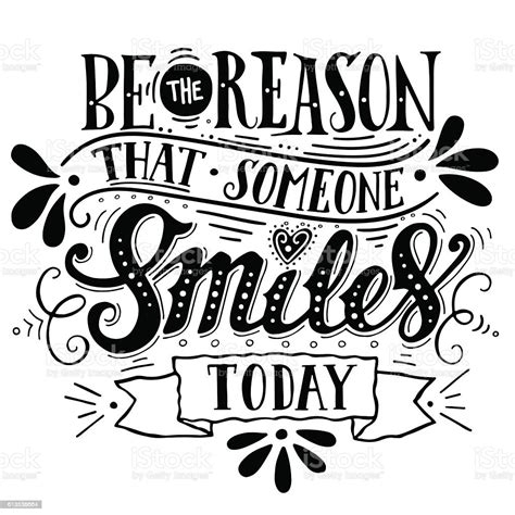Be The Reason That Someone Smiles Today Stock Illustration Download