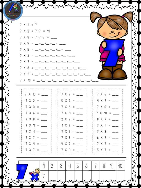 250 Fichas Para Trabajar Las Tablas De Multiplicarpágina039