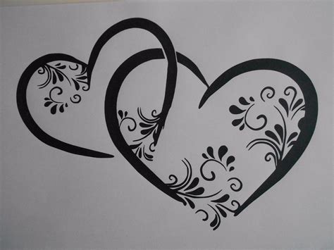 Schablone stencil herzen im herz für textil airbrush wanddeko u.v.m auf a4. Schablone " Herz mit Ranken" auf A4 FOR SALE • EUR 2,80 • See Photos! Money Back Guarantee ...
