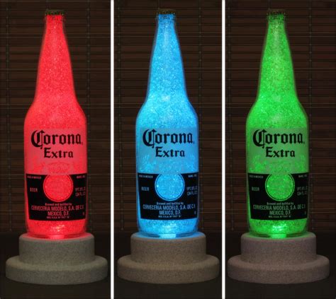 Corona Beer 24oz Bottle Lamp Light Color Changing Led Remote Control