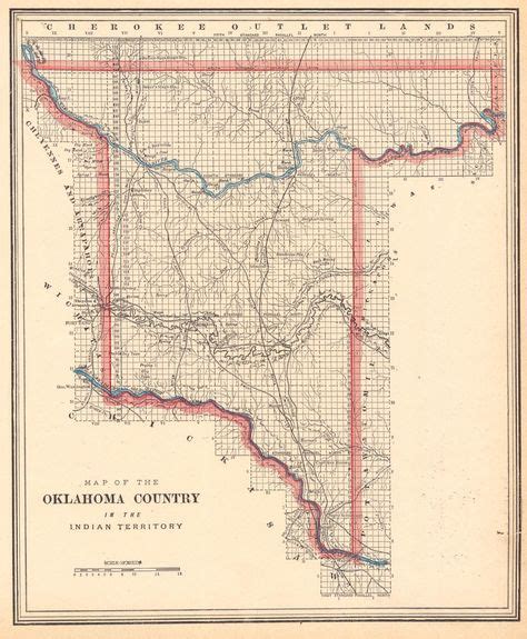 Maps And History Of Oklahoma County 1830 19001 Oklahoma Map History