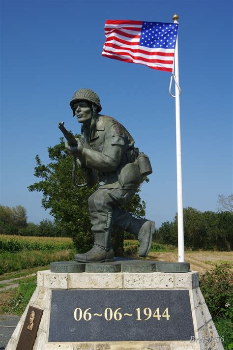 Monument Dédié à Dick Winters 101st Airborne 506th Pir Flickr