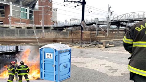 Baltimore Man Dies After Porta Potty He Was In Caught On Fire Youtube