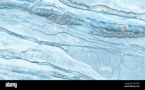 Natural Blue Marble Texture Pattern Background With High Resolution