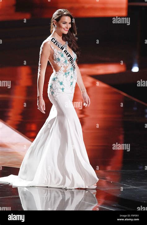 Las Vegas Nevada Usa 16th Dec 2015 Miss Czech Republic Nikol Svantnerova Participates In