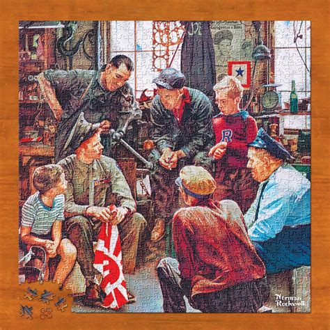 Free online norman rockwell jigsaw puzzles. Norman Rockwell Homecoming Marine 1000-Piece Jigsaw Puzzle ...