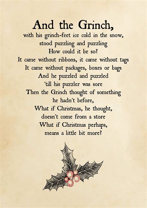 Seuss' famous book, 'how the grinch stole christmas' is integral to christmas tradition. What if Christmas didn't come from a store. Christmas has ...