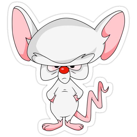 "Pinky and The Brain - Brain" Stickers by edskimo8 | Redbubble png image