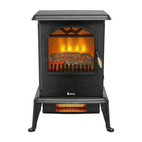 Veryke Electric Space Heater 2 Modes Adjustable Fireplace Infrared