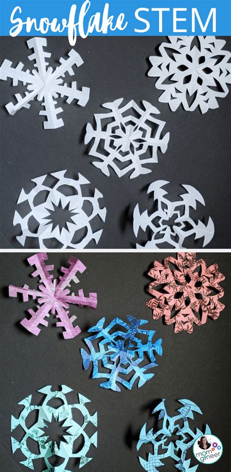 Winter Stem With Snowflakes Stem Activities For Kids