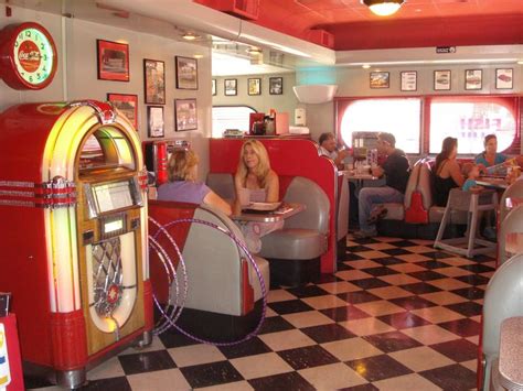 1950s Burger Diners Diner Celebrating The 1950s With Food Fun And