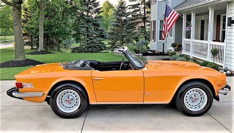 Pick Of The Day 1976 Triumph Tr6 With Low Mileage And Roadster Flair