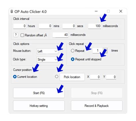 Best Settings To Get Fastest Clicks From The Auto Clicker