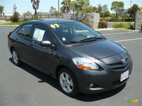 2007 Flint Mica Toyota Yaris Sedan 9323049 Car Color