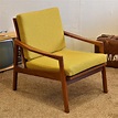 Vintage MCM Teak Lounge Chair by Walter Nugent | bananalab