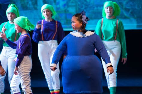 Blueberry Girl Theatre Plays Willy Wonka Theatre Costumes Theater