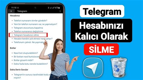 Telegram Hesabını Kalıcı Olarak SİLME 2023 Telegram Hesabını Sil