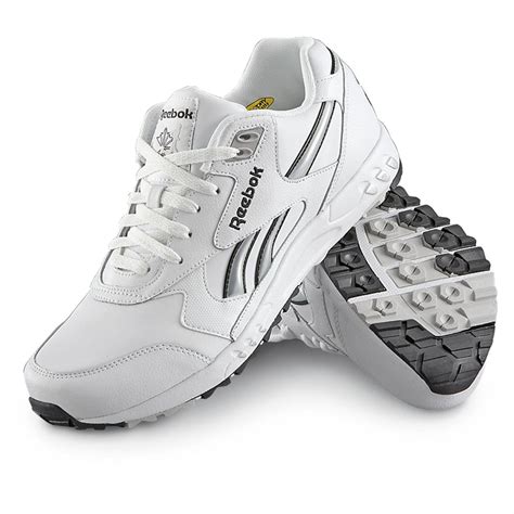 Mens Reebok® Ers™ 1000 Athletic Shoes White Black 181628 Running