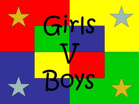 Ppt Girls V Boys Powerpoint Presentation Free Download Id887924
