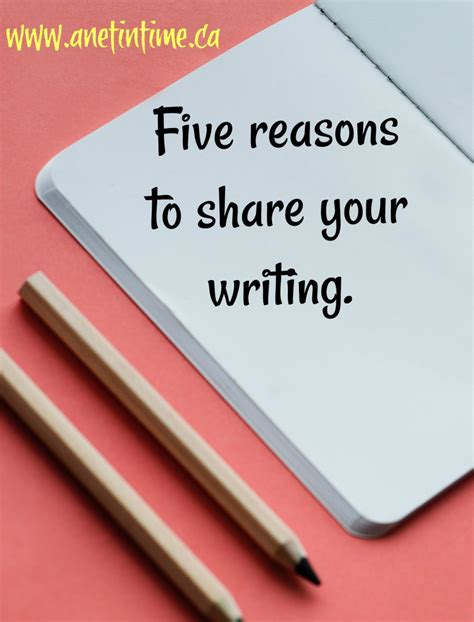 Five Reasons To Share Your Writing A Net In Time