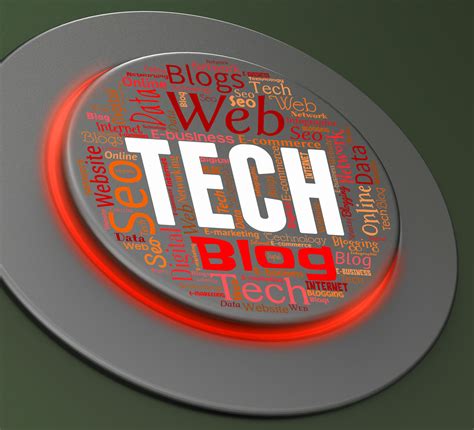 Free Photo Tech Button Indicates High Tech Pushbutton And Technology