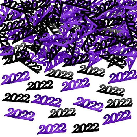Graduation Confetti 2022 Pack Of 1000 Grad Confetti 2022 Purple