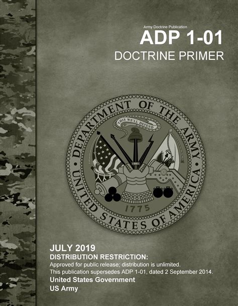 Army Doctrine Publication ADP 1-01 Doctrine Primer July 2019 - eBook ...