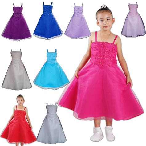 Bridesmaid Dress Flower Girl Party Dress 5 6 7 8 9 10 11 12 Years
