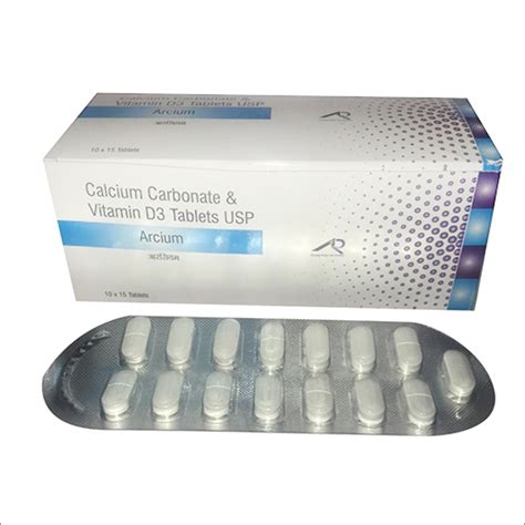 Calcium Carbonate Vitamin D3 Tablets Usp General Medicines At Best Price In Jaipur Argil Life