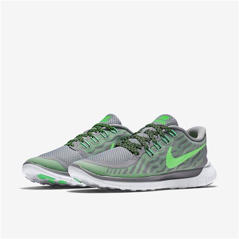 Nike Womens Free 5 0 Running Shoes Wolf Grey Green