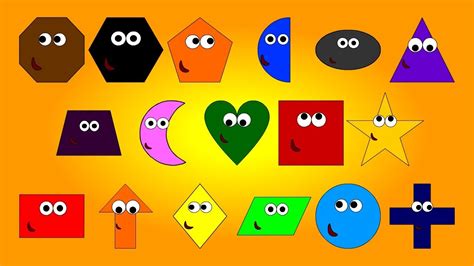 Learn Colours And 2d Geometrical Shapes Fun For Preschoolers And Kids