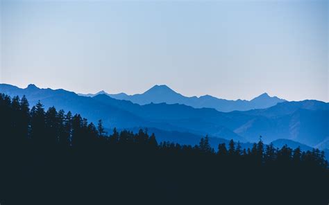 Wallpaper Landscape Mountains Nature Sky Sunrise Morning Dusk