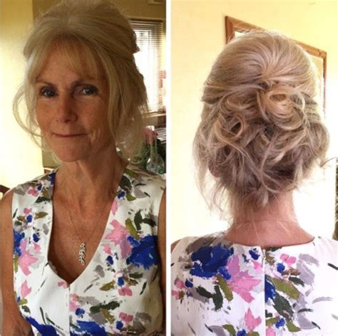 Modern Formal Updo For Older Women Hairstyles For Seniors Wedding