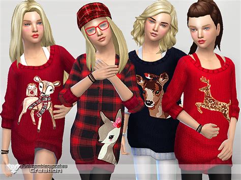 Oh Deer Girls Sweaters Collection By Pinkzombiecupcakes