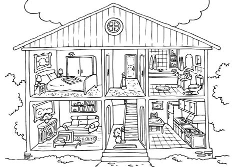 Find all the coloring pages you want organized by topic and lots of other kids crafts and kids activities at allkidsnetwork.com. Free Printable House Coloring Pages For Kids