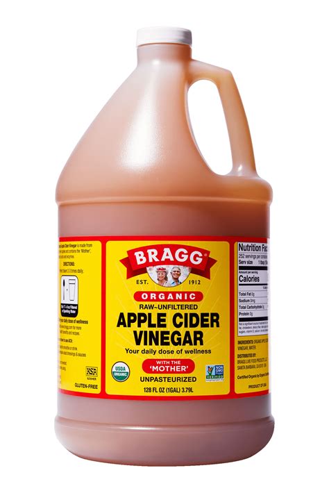 Bragg Organic Apple Cider Vinegar With The Mother Raw And Unfiltered