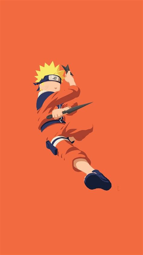 Minimal Naruto Uzumaki Art X Wallpaper Naruto Bilder