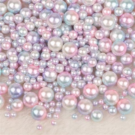 250 Pcs Pastel Pearl Beads Ombre Pastel Caviar Pearls Round Etsy In