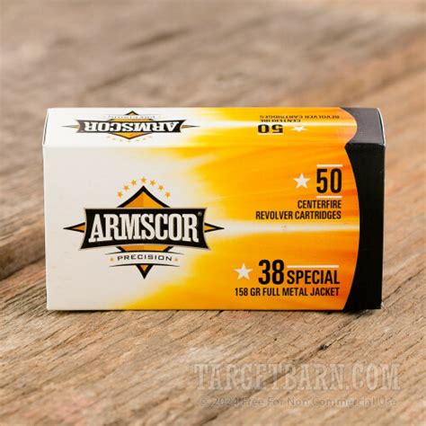 Armscor 38 Special 158 Grain Fmj Cartridges 1000