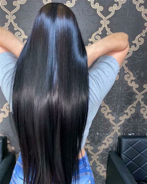 Long Silky Black Hair Long Hair