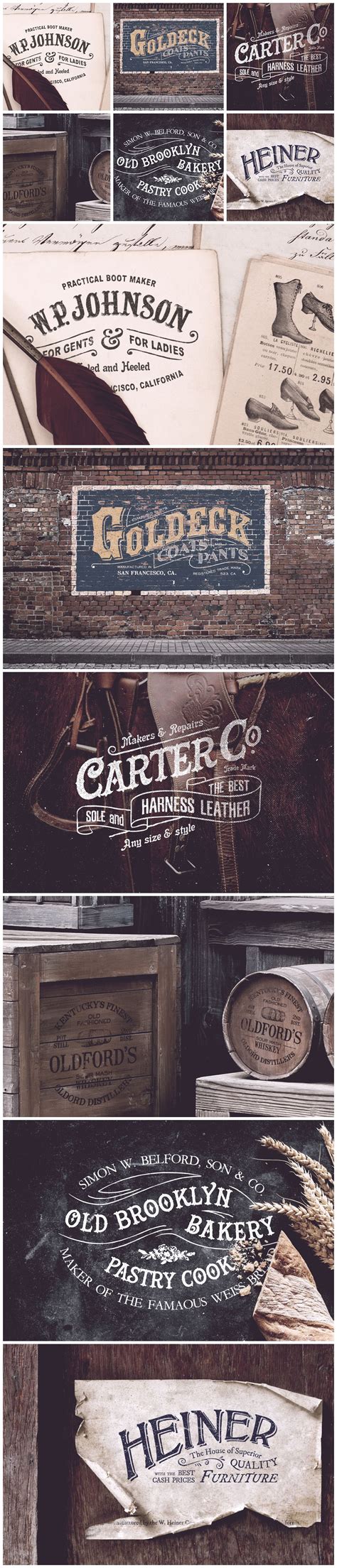 19th Century Vintage Logos Logo Design Inspiration Vintage Vintage